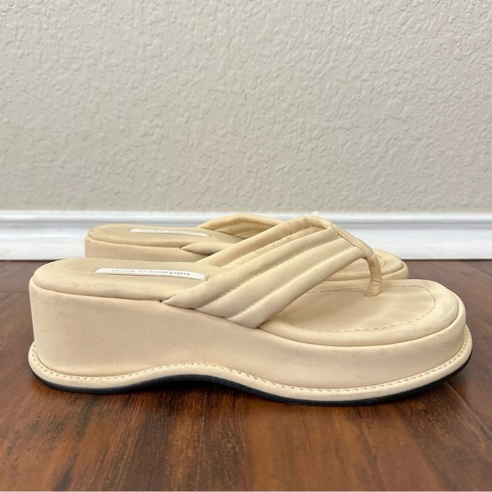 Maryam Nassir Zadeh Beige Platform Sandals